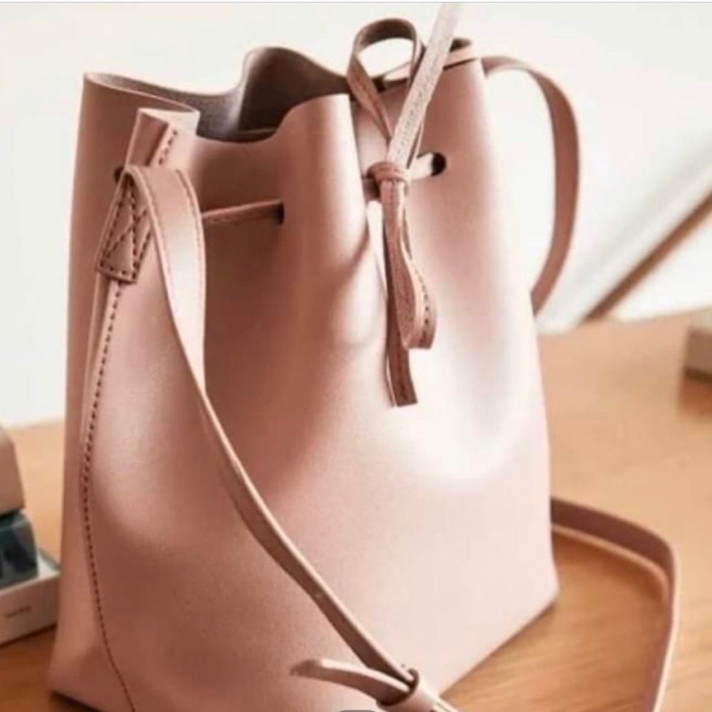 Kayla & Ava, Pink Vegan Leather Shoulder Bag, NWT